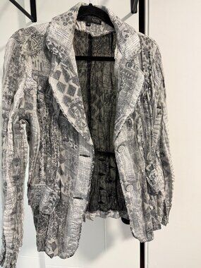 Artsy Bohemian Patterned Blazer from Ness: Wearable Canvas of Whimsy!